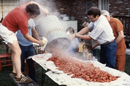 Crawfish Boil in Breaux Bridge.