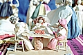 Cornshuck Dolls -- Eating Crawfish