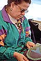 Georgie Manuel, Cajun Mardi Gras Mask Maker