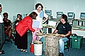 Demonstrating making filée