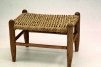 Stool with Cattail Seat