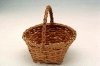 Squared White Cypress Basket