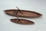 Model Pirogues with Oars