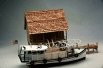Model Oyster Boat, Camp House, and Pier
