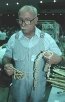 Kenneth Royston with his Wooden Toys