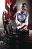 Gladys Clark and Spinning Wheel