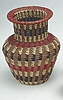 Koasati Pine Straw Vase, Multicolored