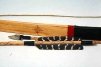 Bow and Stone Tipped Arrow (feather detail)