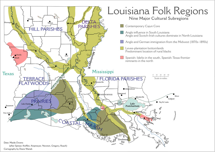 Maps Of Louisianas Living Traditions